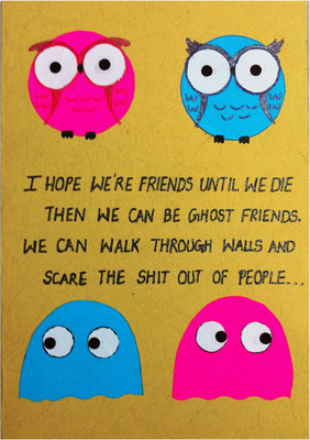 

RMantra Friendship Greeting Card(Yellow, Pack of 1)