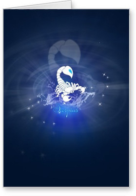 

Lolprint Scorpio Zodiac Sign Greeting Card(Multicolor, Pack of 1)