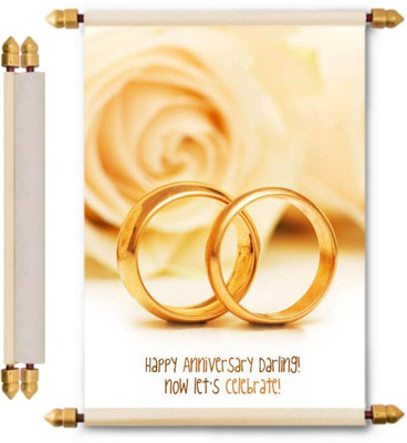 

Lolprint Anniversary Scroll Greeting Card(Multicolor, Pack of 1)