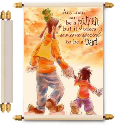 

Lolprint Fathers Day Scroll Greeting Card(Multicolor, Pack of 1)