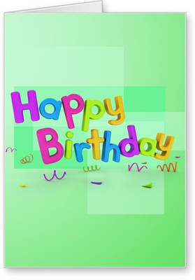 

Lolprint Happy Birthday Greeting Card(Multicolor, Pack of 1)