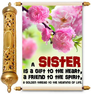 

Lolprint Gold Rakhi Gift Scroll Greeting Card(Multicolor, Pack of 1)