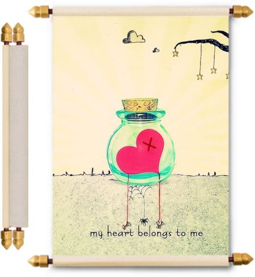 

Lolprint Love Scroll Greeting Card(Multicolor, Pack of 1)