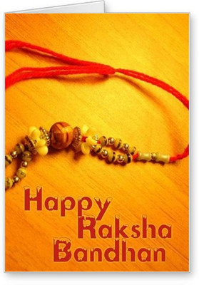

Lolprint Happy Raksha Bandhan Greeting Card(Multicolor, Pack of 1)