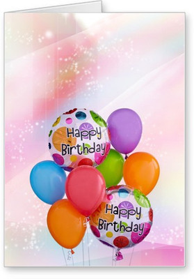 

Lolprint Happy Birthday Greeting Card(Multicolor, Pack of 1)