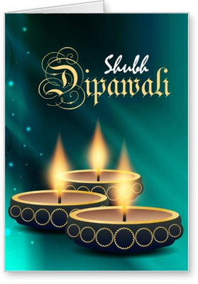 

Lolprint Diwali Greeting Card(Multicolor, Pack of 1)