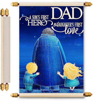 

Lolprint Fathers Day Scroll Greeting Card(Multicolor, Pack of 1)