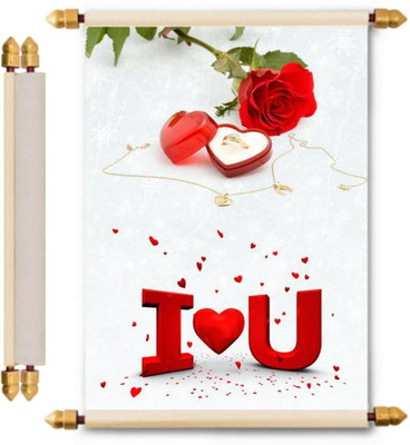 

Lolprint Love Scroll Greeting Card(Multicolor, Pack of 1)