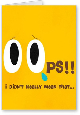 

Lolprint OOps Sorry Greeting Card(Multicolor, Pack of 1)