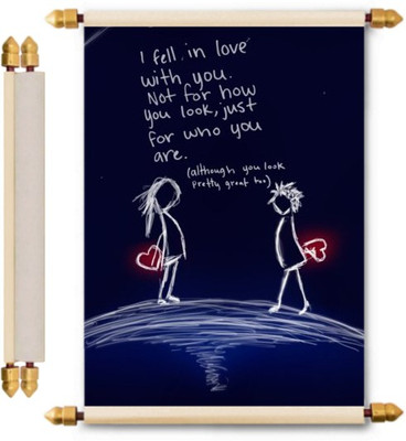 

Lolprint Love Scroll Greeting Card(Multicolor, Pack of 1)