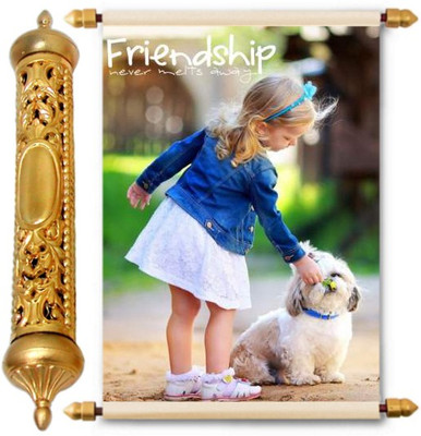 

Lolprint Gold Friendship Day Gift Scroll Greeting Card(Multicolor, Pack of 1)