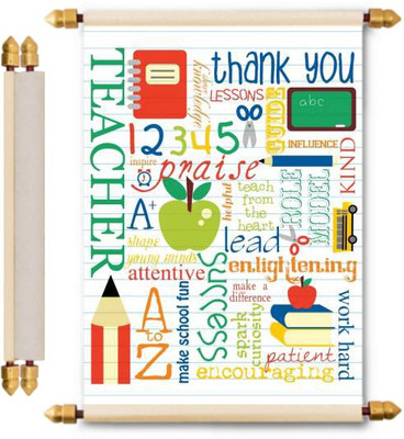 

Lolprint Teachers Day Gifts Scroll Greeting Card(Multicolor, Pack of 1)