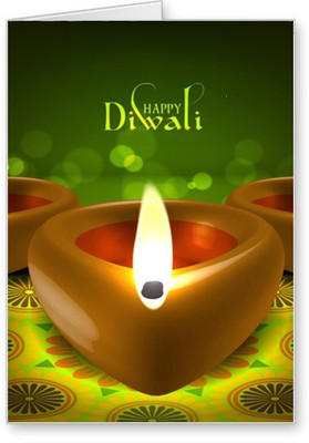 

Lolprint Diwali Greeting Card(Multicolor, Pack of 1)