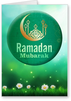 

Lolprint Ramadan Mubarak Greeting Card(Multicolor, Pack of 1)