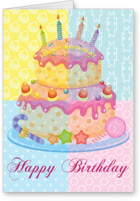 

Lolprint Happy Birthday Greeting Card(Multicolor, Pack of 1)