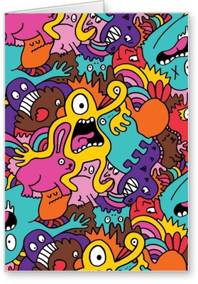 

Lolprint Pattern Greeting Card(Multicolor, Pack of 1)