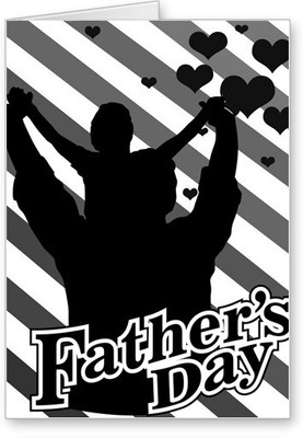

Lolprint Fathers Day Greeting Card(White, Black, Pack of 1)