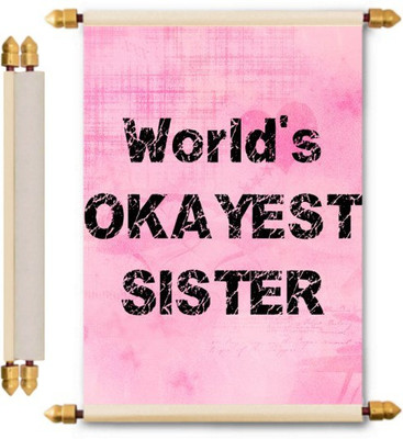 

Lolprint Rakhi Gifts Scroll Greeting Card(Multicolor, Pack of 1)