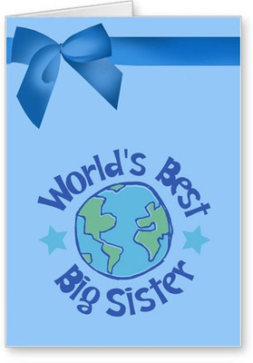 

Lolprint World's Best Big Sister Rakhi Greeting Card(Multicolor, Pack of 1)