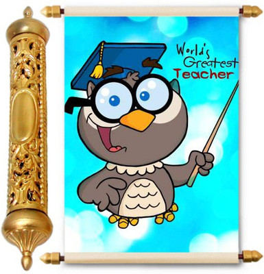 

Lolprint Gold Teachers Day Gift Scroll Greeting Card(Multicolor, Pack of 1)