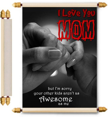 

Lolprint Mothers Day Gifts Scroll Greeting Card(Multicolor, Pack of 1)
