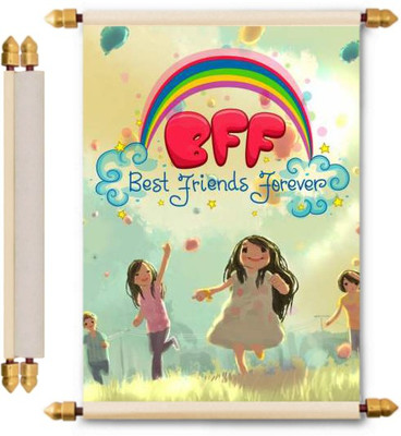 

Lolprint Friendship Gifts Scroll Greeting Card(Multicolor, Pack of 1)