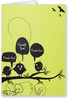 

Lolprint Thank You Greeting Card(Multicolor, Pack of 1)