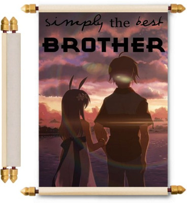 

Lolprint Rakhi Gifts Scroll Greeting Card(Multicolor, Pack of 1)