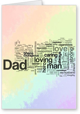 

Lolprint Fathers Day Greeting Card(Multicolor, Pack of 1)