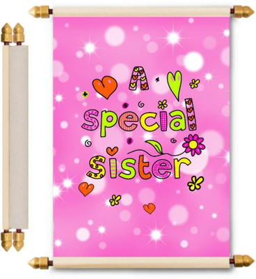 

Lolprint Rakhi Gifts Scroll Greeting Card(Multicolor, Pack of 1)