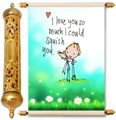 

Lolprint Gold Rakhi Gift Scroll Greeting Card(Multicolor, Pack of 1)