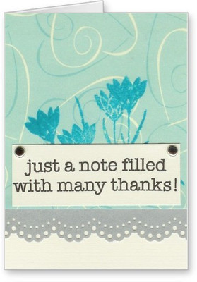 

Lolprint Many Thanks Greeting Card(Multicolor, Pack of 1)
