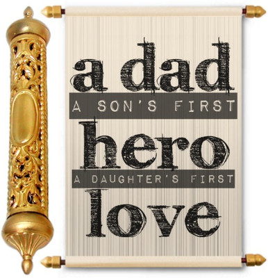 

Lolprint Gold Fathers Day Gift Scroll Greeting Card(Multicolor, Pack of 1)