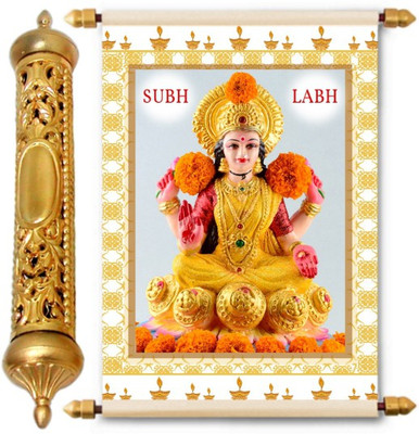 

Lolprint Diwali Gifts Gold Scroll Greeting Card(Multicolor, Pack of 1)