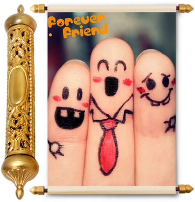 

Lolprint Gold Friendship Day Gift Scroll Greeting Card(Multicolor, Pack of 1)