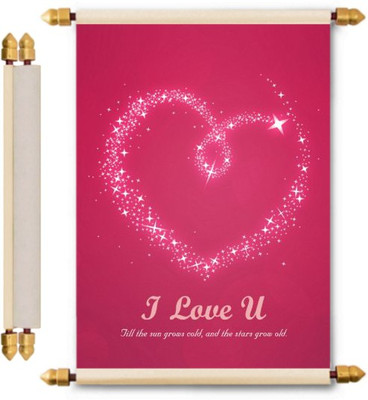 

Lolprint Love Scroll Greeting Card(Multicolor, Pack of 1)