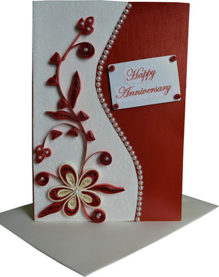 

Mishti Anniversary Greeting Card(Multicolor, Pack of 1)