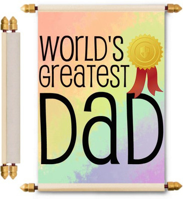 

Lolprint Fathers Day Scroll Greeting Card(Multicolor, Pack of 1)