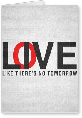 

Lolprint Live Love Greeting Card(Multicolor, Pack of 1)