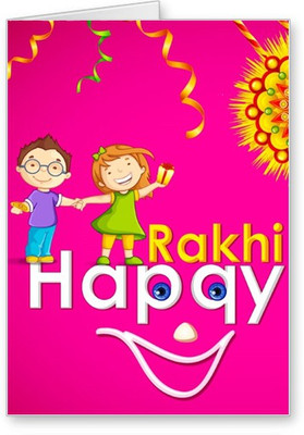 

Lolprint Happy Rakhi Greeting Card(Multicolor, Pack of 1)
