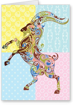 

Lolprint Capricorn Zodiac Sign Greeting Card(Multicolor, Pack of 1)
