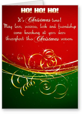 

Lolprint Christmas Season Greeting Card(Multicolor, Pack of 1)