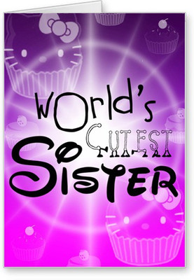 

Lolprint World's Cutest Sister Rakhi Greeting Card(Multicolor, Pack of 1)
