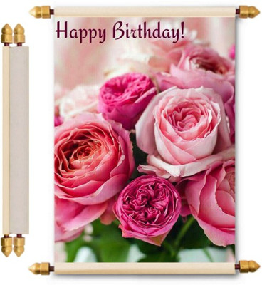 

Lolprint Birthday Scroll Greeting Card(Multicolor, Pack of 1)