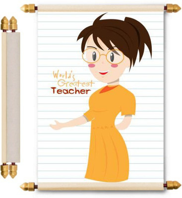 

Lolprint Teachers Day Gifts Scroll Greeting Card(Multicolor, Pack of 1)