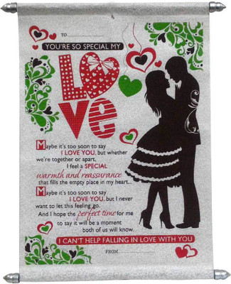 

Natali Traders Greeting Card(Red, Green, Multicolor, Pack of 1)