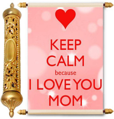 

Lolprint Gold Mothers Day Gift Scroll Greeting Card(Multicolor, Pack of 1)