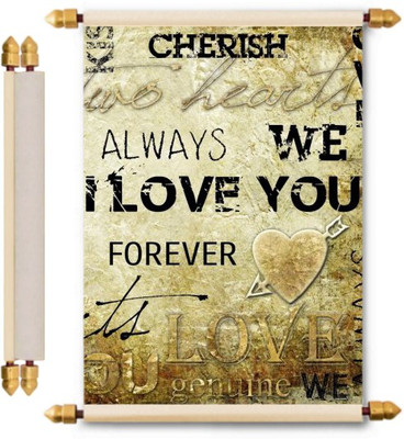 

Lolprint Love Scroll Greeting Card(Multicolor, Pack of 1)