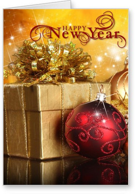 

Lolprint New Year Greeting Card(Multicolor, Pack of 1)