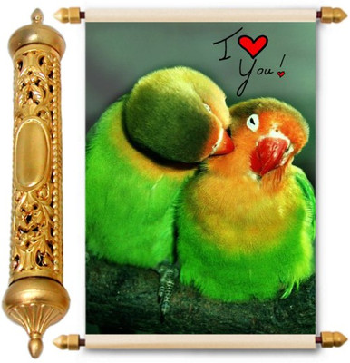 

Lolprint Gold Love Scroll Greeting Card(Multicolor, Pack of 1)